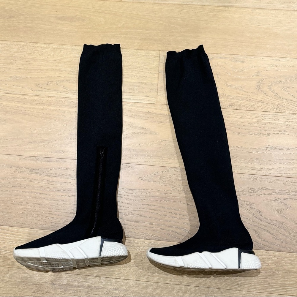 Jeffrey Campbell over the knee sneaker boots